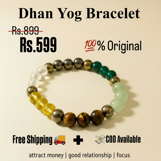 Dhan Yog Bracelet – Attract Wealth, Luck & Opportunities ✨ with certificate