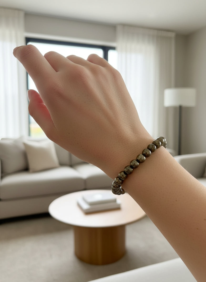 Pyrite Money Bracelet – For Wealth & Abundance