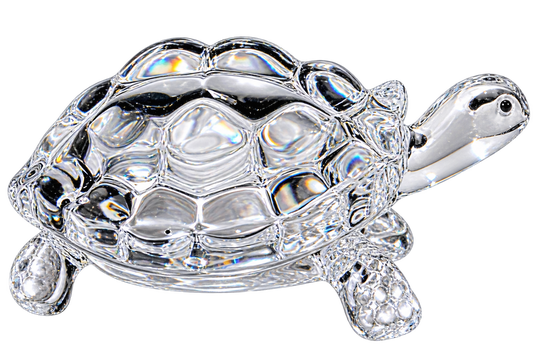 Natural Quartz Turtle Crystal Figurine